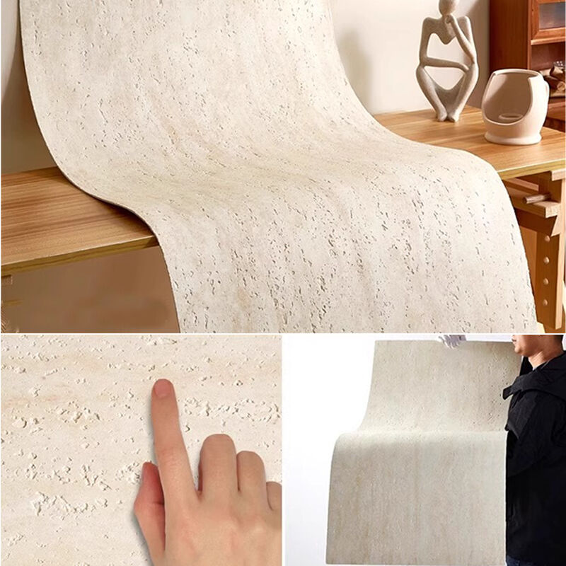 Panel Dinding Batu Fleksibel Ramah Lingkungan untuk Dekorasi Dinding Interior/Eksterior Sekolah, Vila, Hotel