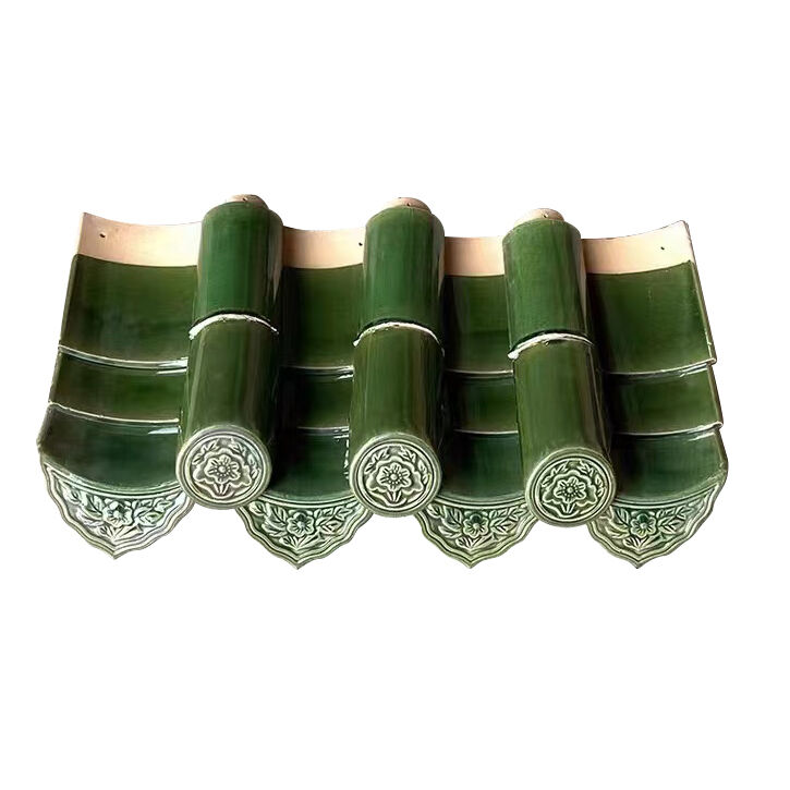 Paviliun Kayu Heksagonal Antik dengan Genteng Glasir Cina Gazebo Taman Luar Ruangan Bersudut Enam Villa Cina Paviliun Lanskap Anti-korosi