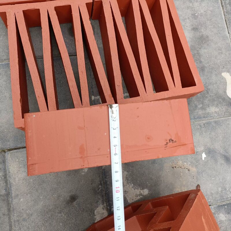 Terracotta Breeze Block Many Colors M Pattern Exterior Wall Screen Block Decorative Ventilation Brick