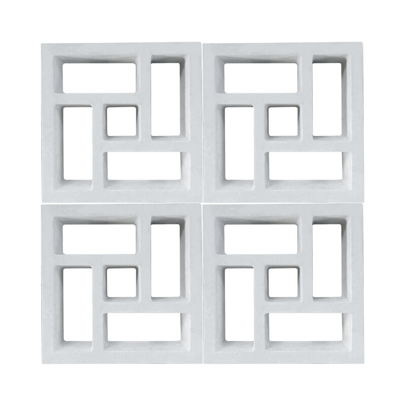Breeze Block Unit Ventilasi Beton Dekoratif Blok Cinder untuk Partisi Interior yang Bergaya & Dinding Aksent