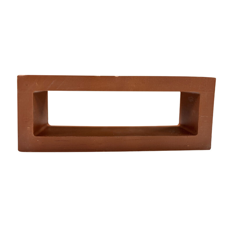 Terracotta Lattice Bricks Breeze Block Brick Hollow dengan Matt Surface untuk dinding eksterior cladding dan ventilasi ruang interior partisi