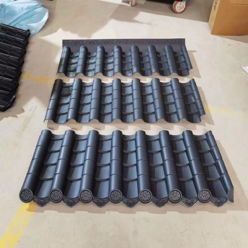 Peti atap plastik resin sintetis ASA Lembar atap PVC Peti keramik Mencari villa hunian Gazebo atap bangunan luar ruangan