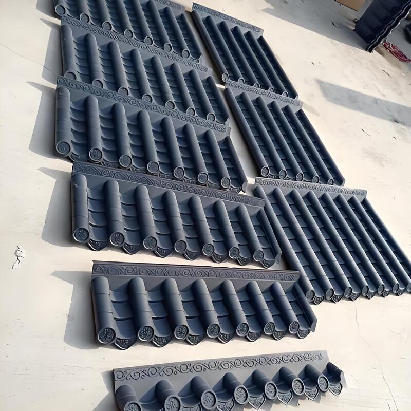 PP Plastik Kental Genteng Sintetis Atap Villa Antique Plastik Genteng Bangunan Atap Canopy Insulasi Termal Genteng Atap Plastik