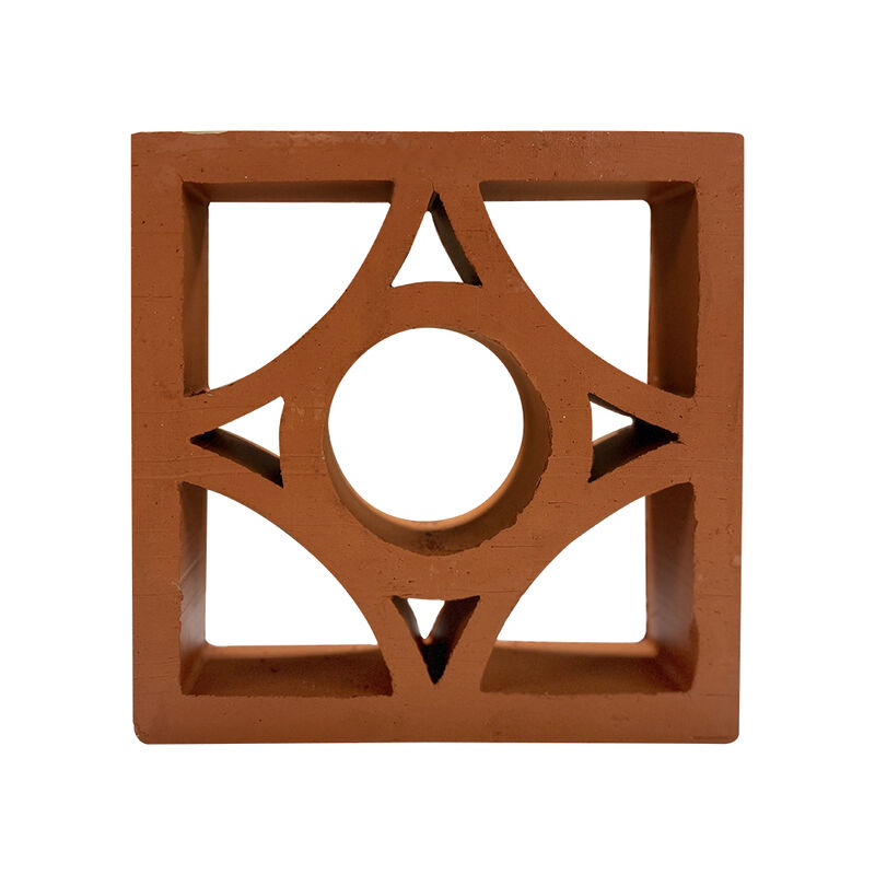 Terracotta Ventilation Breeze Block Interior Modern Decorative Matte Hollow Bricks for Ceiling Screen Wall