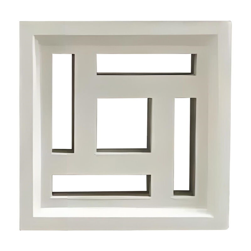 Double Square Breeze Block Wall Beton Dekoratif Screen Blocks Semen Batu bata berongga untuk furnitur Landscape