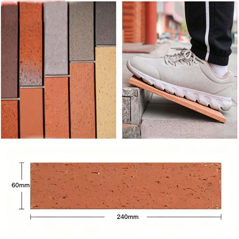 Batu Bata Tanah Liat Batu Bata Bangunan Dinding Batu Bata Tipis Batu Bata Bakar Batu Bata Belah untuk Dinding Eksterior Vila Apartemen