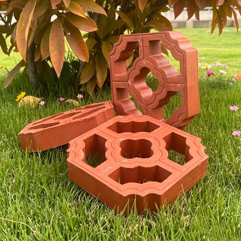 Taman dinding Cladding Terracotta tanah liat kisi-kisi batu bata Pagar blok untuk fasad Sun shading layar dinding