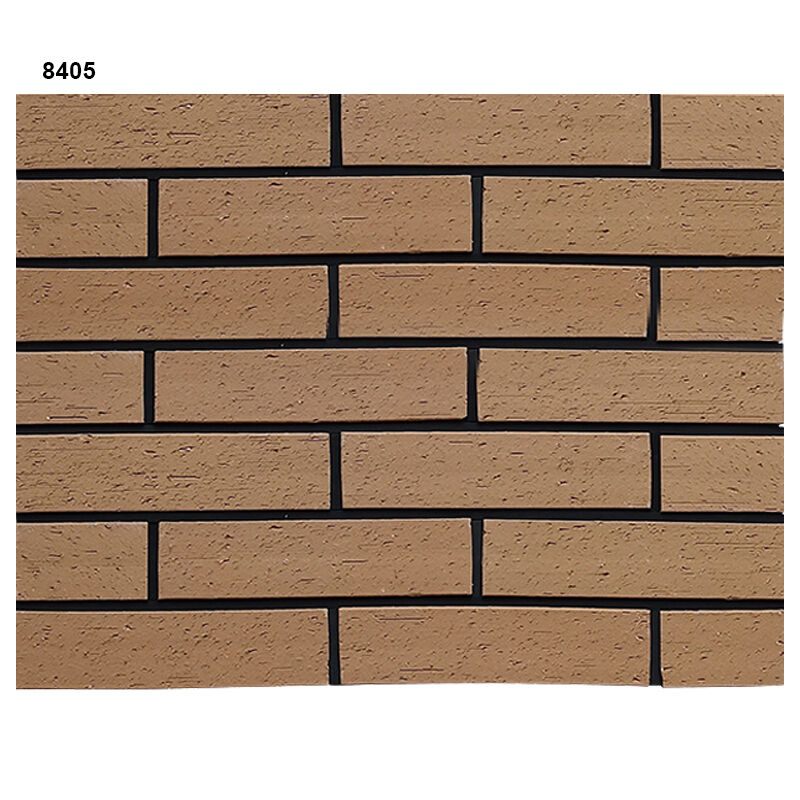 Slip Brick Terracotta bertekstur Brick Split Tiles yang ramah lingkungan Brick Tiles untuk Wall Cladding Interior dan Eksterior Fasad