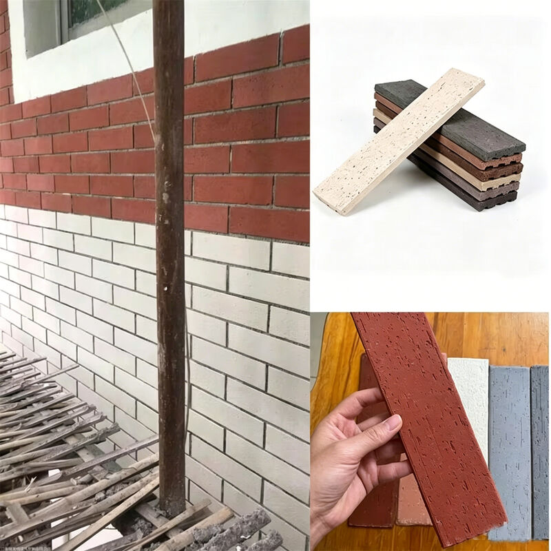 Rustik Split Wall Face Brick for Hotel Courtyard Park Eksterior Wall Cladding Tile Outdoor Building Dekoratif Split Brick