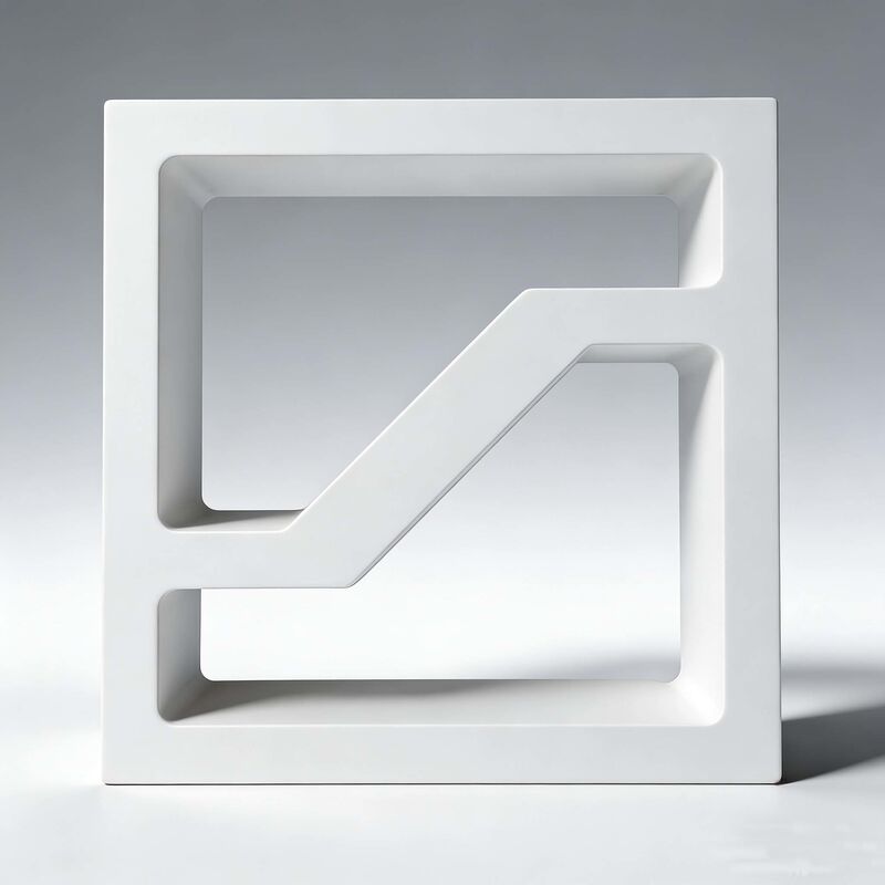 Partisi Dinding Blok Angin Beton Geometris Modern Bata Beton untuk Dinding Layar Fasad Arsitektur