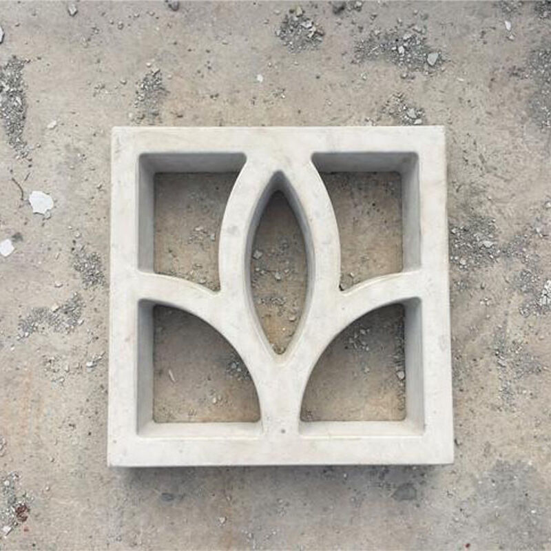 Partisi Dinding Blok Angin Beton Geometris Modern Bata Beton untuk Dinding Layar Fasad Arsitektur