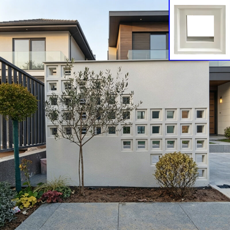 Dekoratif Beton Breeze Blocks Keamanan Arsitektur Blok Dinding Blok Breeze Modern Desain Blok untuk Fitur Dinding Villa Patio