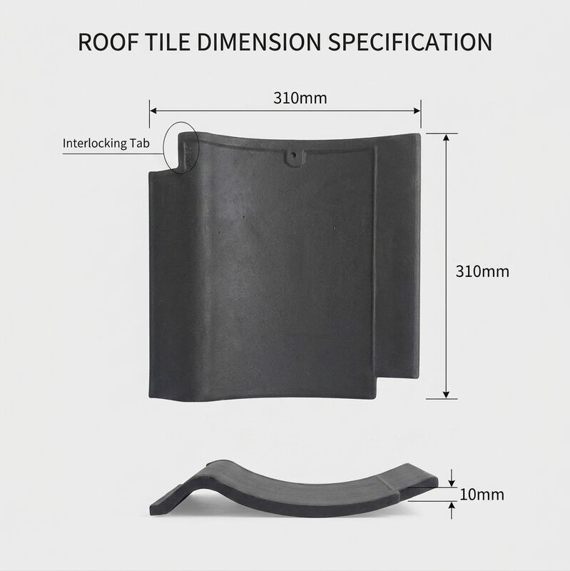 Traditional Japanese Roof Tiles Authentic Kawara Ceramic Roof Tiles for Exterior Designs Urban Living Houses