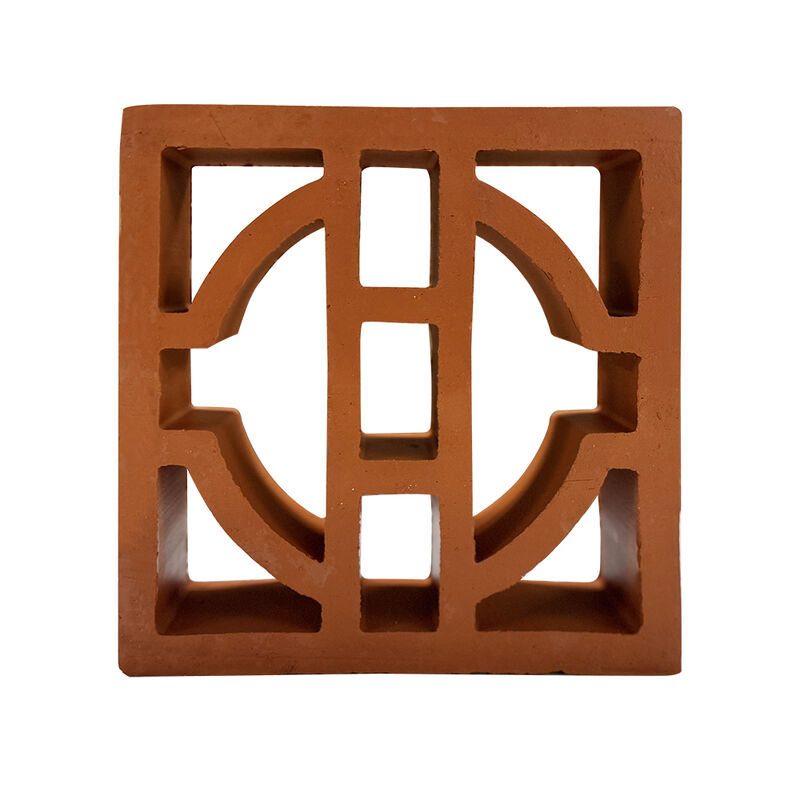 Batu Bata Api Terracotta Seni 3D Ventilasi Dinding Balok Angin untuk Pagar Layar Dinding dan Langit-langit yang Dapat Disesuaikan
