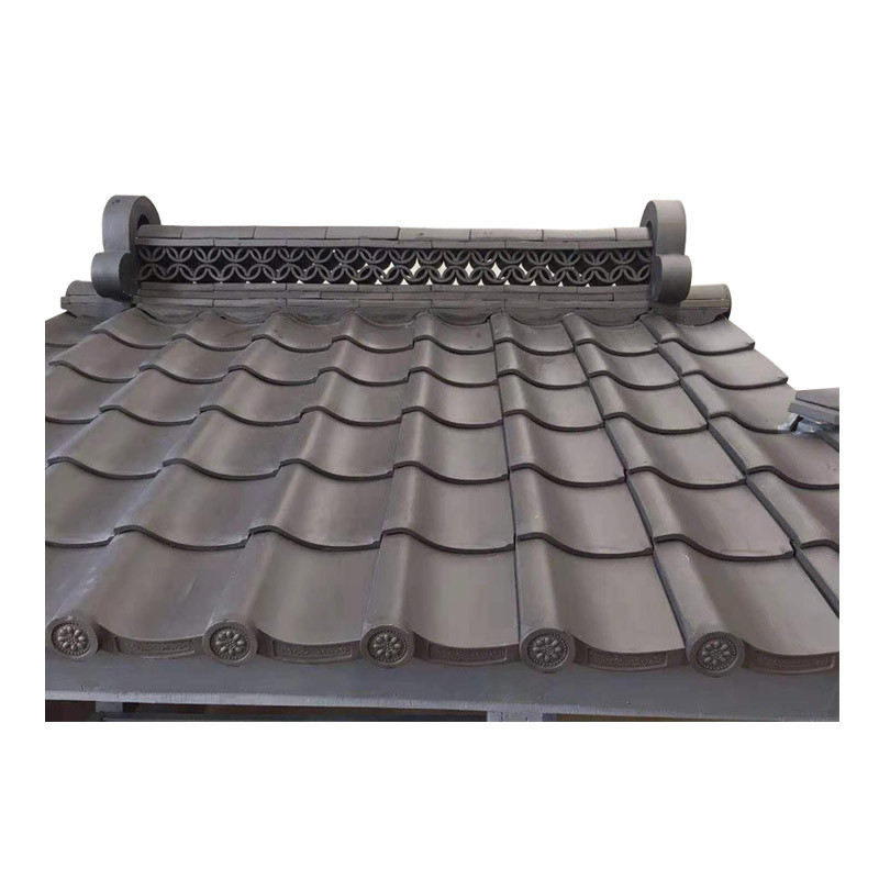 310*310mm Jubin Atap Jepang Tersedia Bahan Lemak Abu-abu Untuk Gaya Arsitektur yang Berbeda